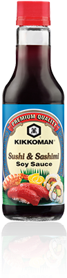 Drawn Sushi Soy Sauce Bottle - Kikkoman Sushi Soy Sauce (344x420)