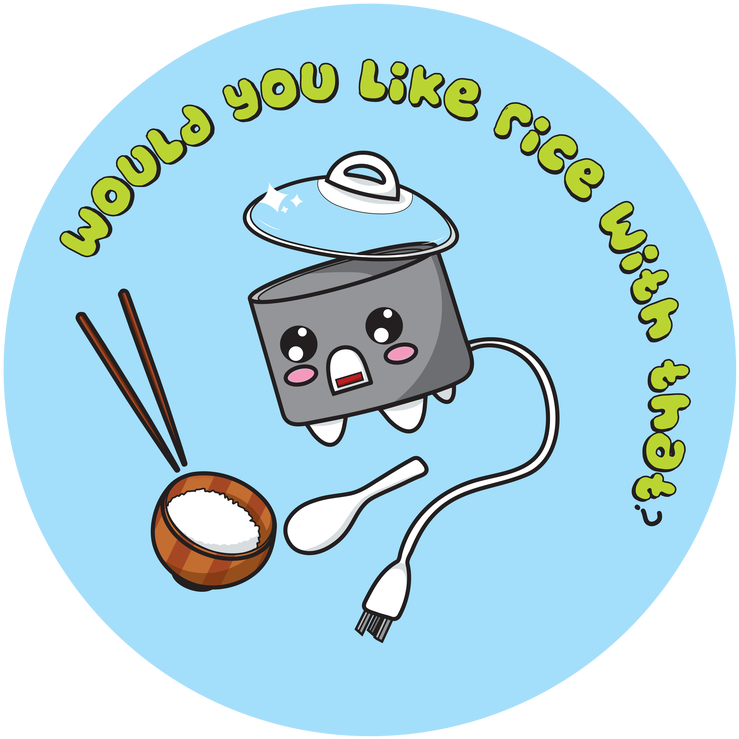 Rice Cooker By Demi-plum - Cartoon (894x894)
