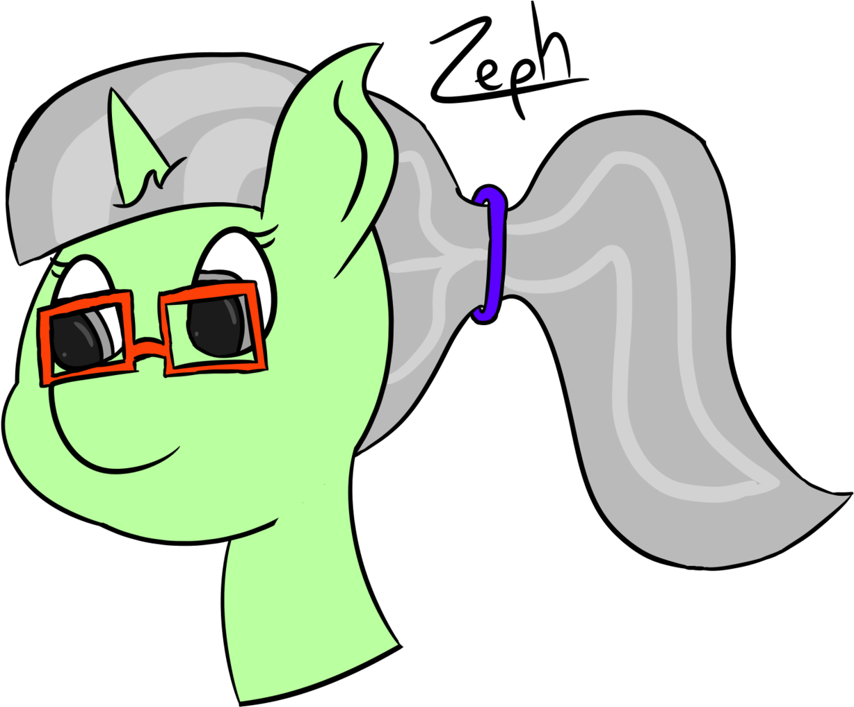 Zephyr Rose, Bust, Cute, Eyelashes, Female, Glasses, - Cartoon (1243x1024)