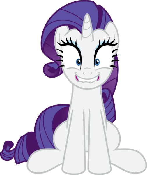 Absurd Res, Artist - Rarity Excited Vector (505x600)