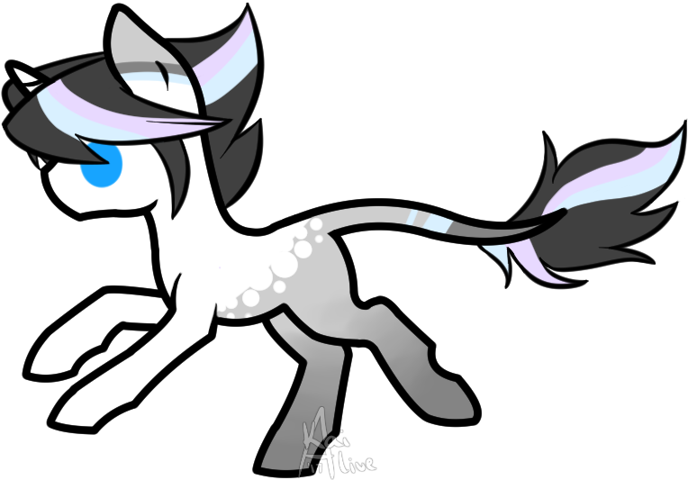 Mlp Unicorn Adopt - Cartoon (784x549)