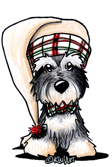 Bleed Area May Not Be Visible - Easy Schnauzer Drawing (466x700)