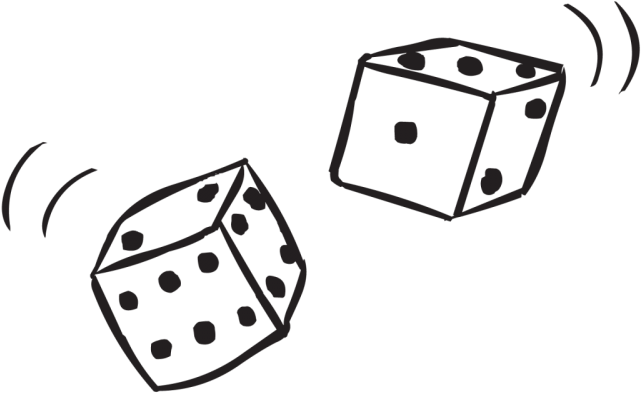 Playing Clipart Dice Game - Playing Clipart Dice Game (640x480)