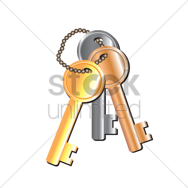 Keys Clipart Metal Key - Illustration (600x600)