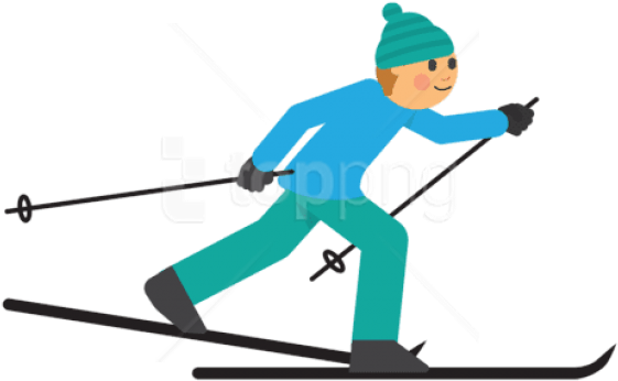 Download Skiing Clipart Png Photo Toppng - Free Cross Country Skiing (850x638)