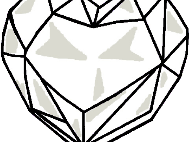 Drawn Hearts Crystal - Draw Heart Crystal Base (640x480)