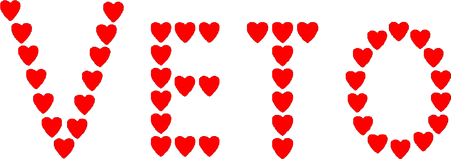 Veto Love Hearts Shirts - Hues Tints Tones And Shades (2000x2000)