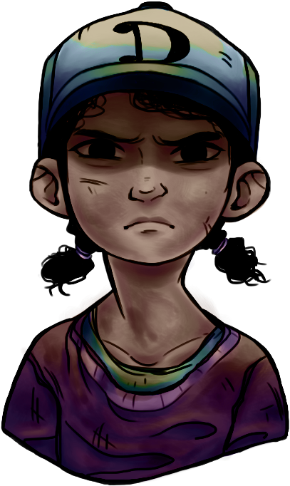 500 X 740 3 - Walking Dead Clementine Fan Art (500x740)