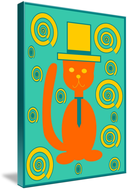 Top Cat By Trudy Clementine - Illustration (438x650)
