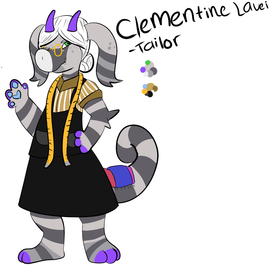 Clementine By Cosmicbreath - Cartoon (918x870)