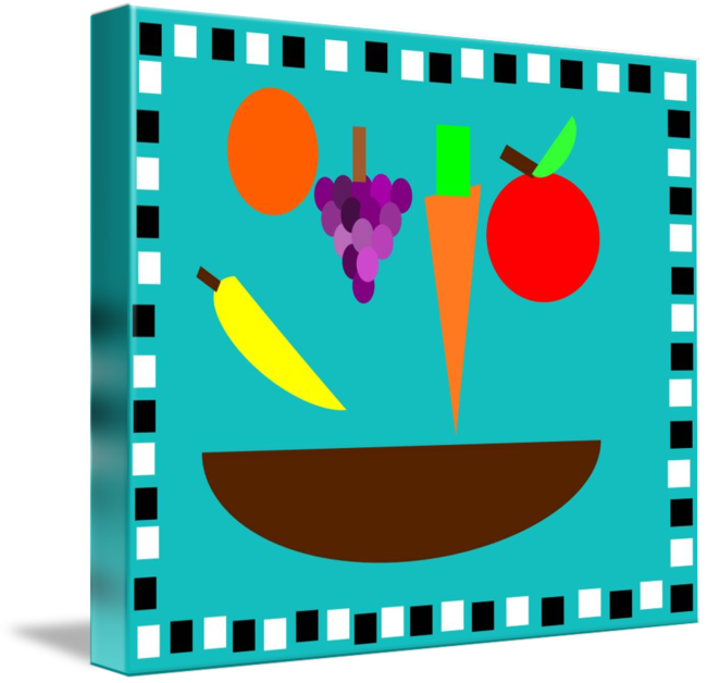 Fruit And Veg By Trudy Clementine - Graphic Design (650x628)