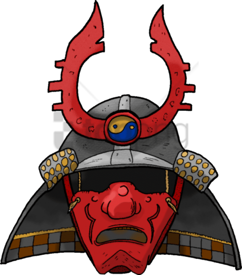 Free Png Download Samurai Helmet Png Images Background - Samurai Helmet Png (480x546)