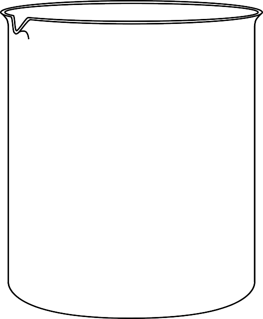 Beaker Clip Art Clipart Beaker Laboratory Clip Art - Empty Beaker Clipart (527x640)