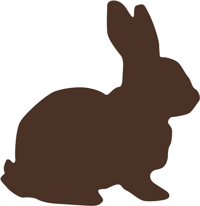 Rabbit - Clipart Rabbit Silhouette (800x800)