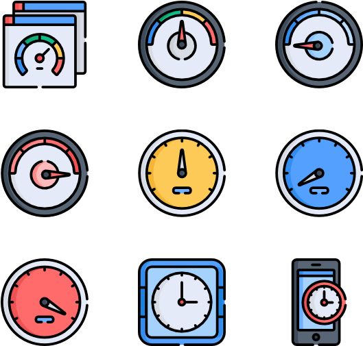 Speedometer & Time - Circle (600x564)