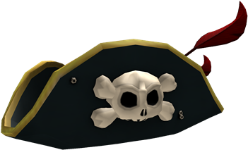 Image Captain Barnacle Bones Hat Png Roblox Pirate Captain Hat