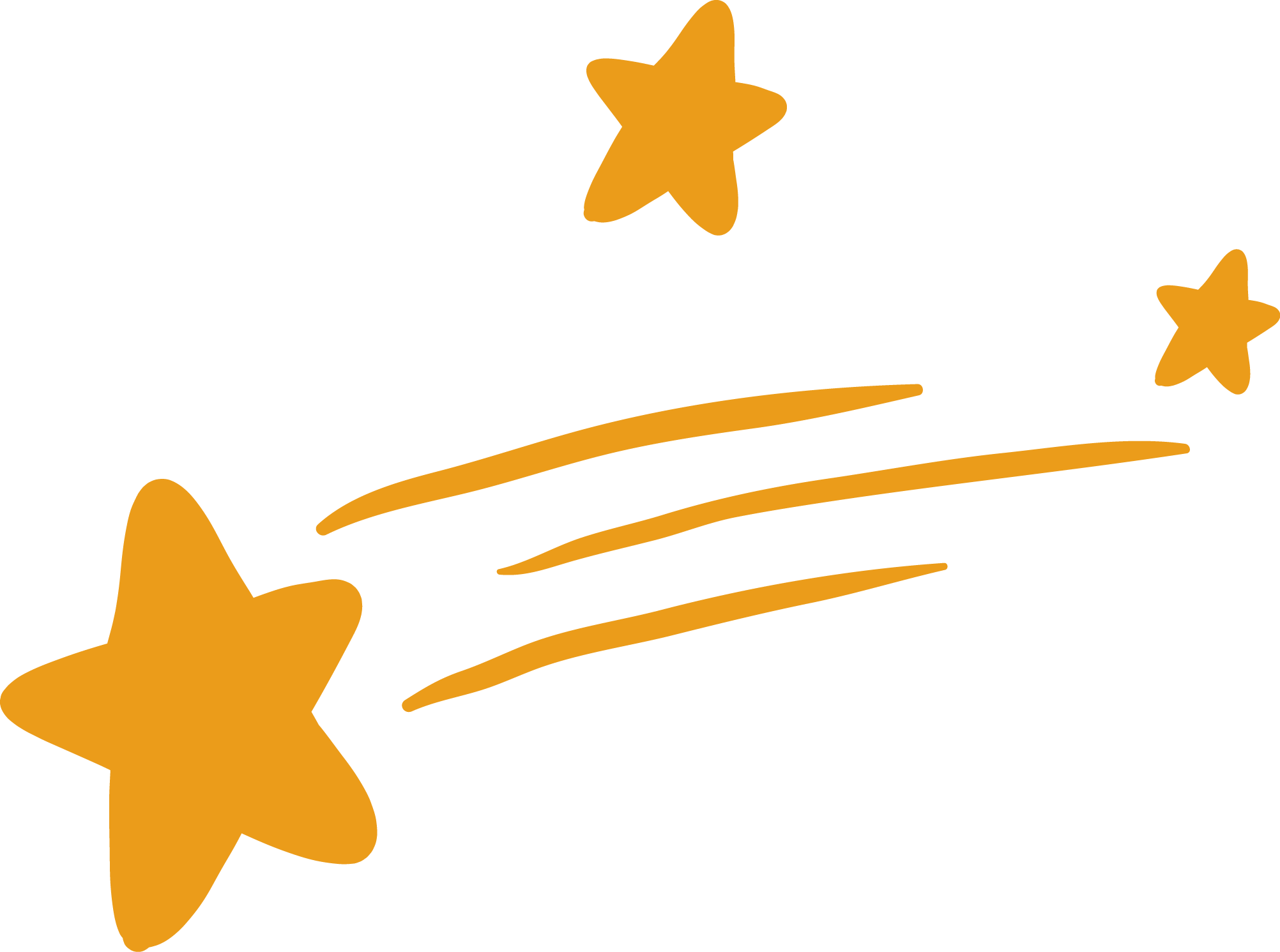 Drawing Meteor Clip Art - Estrela Cadente Desenho Png (2004x1491)