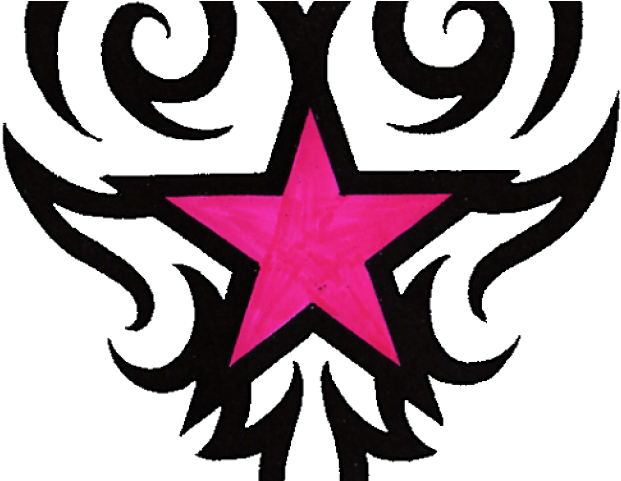 Nautical Star Tattoos Clipart Simple - Star Tattoo Designs Png (640x480)