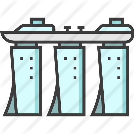 Marina Bay Sands Free Icon - Marina Bay Sands Icon (512x512)