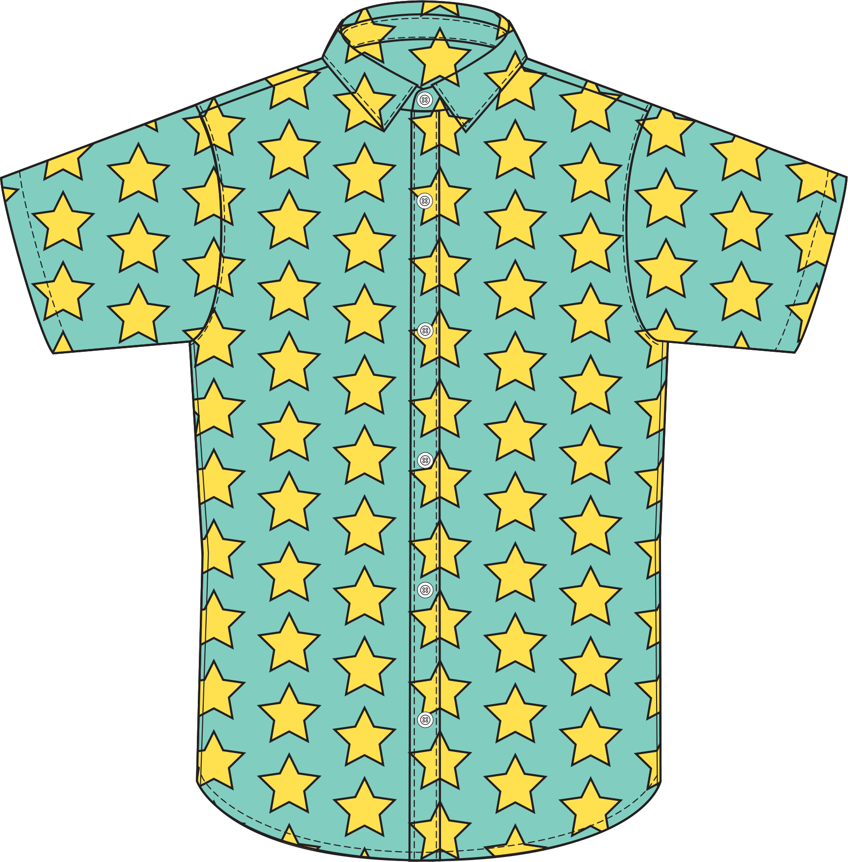 1719 X 1747 1 - Walking Dead Ezekiel Shirt (1719x1747)