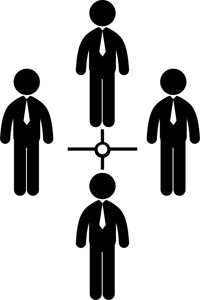 Male Business Group Of Men Comments - Person Clock (654x980)