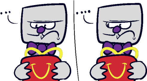 Like The Devil Just Went Yeah I Cna Get These Two Shits - Cartoon (500x271)