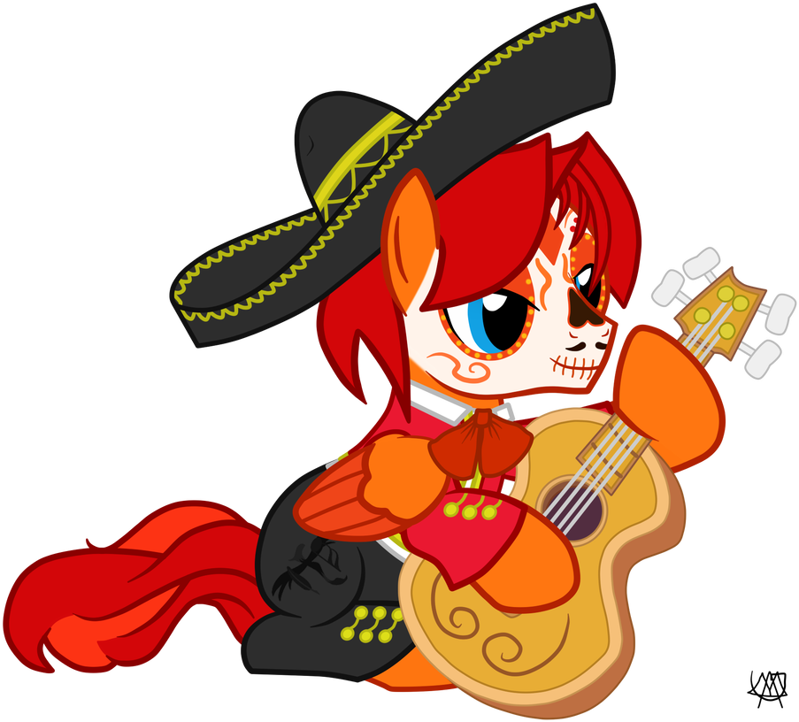Golden Fox As 'pedro Infante' - Cartoon (959x833)