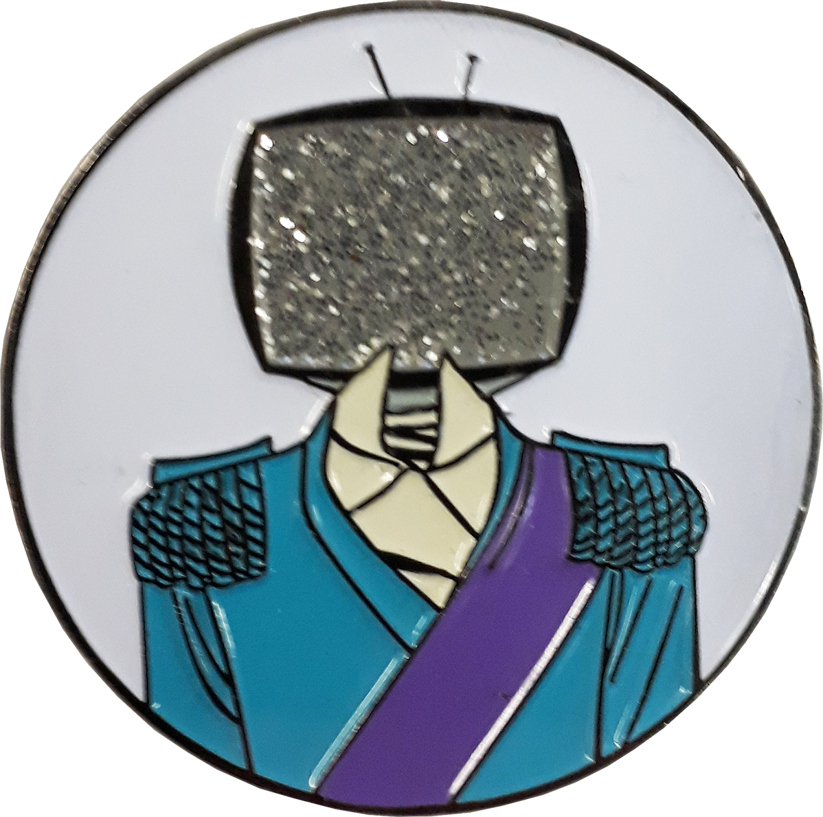 Prince Robot Iv Enamel Pin - Illustration (1198x1189)