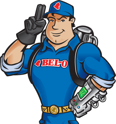 Beloman Mascot Saluting - Bel O Man (373x400)