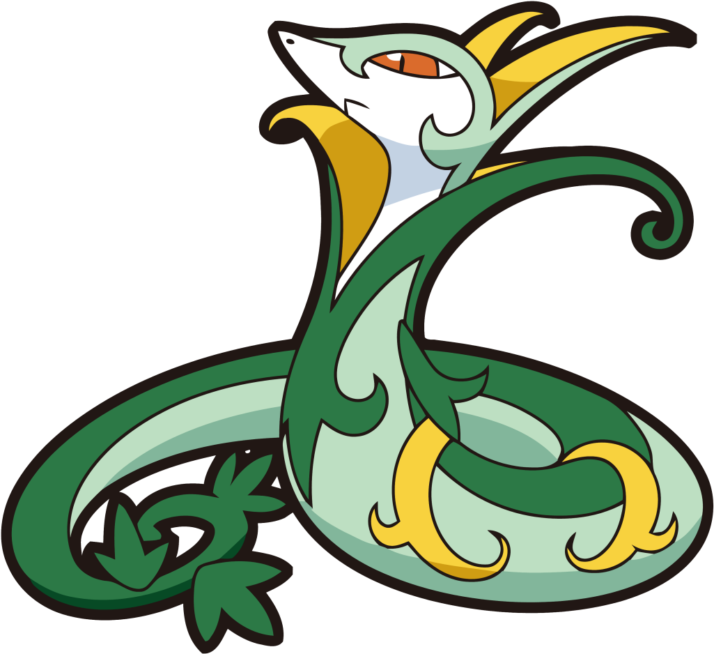 Serperior Pok Mon Wiki Fandom Powered By - Imagenes De Pokemon Serperior (1044x958)