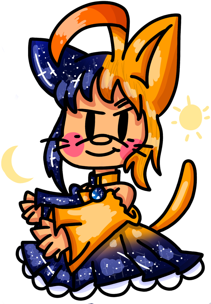 Night N Day By Iampeack - Cartoon (750x1066)