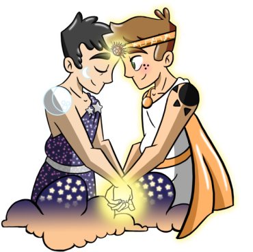 I Love @elicedraws Day And Night Au Ahh - Destiel Day And Night Au (400x400)