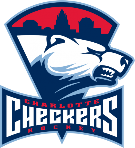 Charlotte Checkers Echl Logo-svg - Charlotte Checkers Echl (456x500)