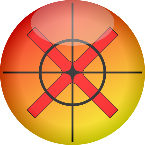 Glossy Target Button Svg Clip Arts 600 X 600 Px - Glossy Target Button Svg Clip Arts 600 X 600 Px (600x600)