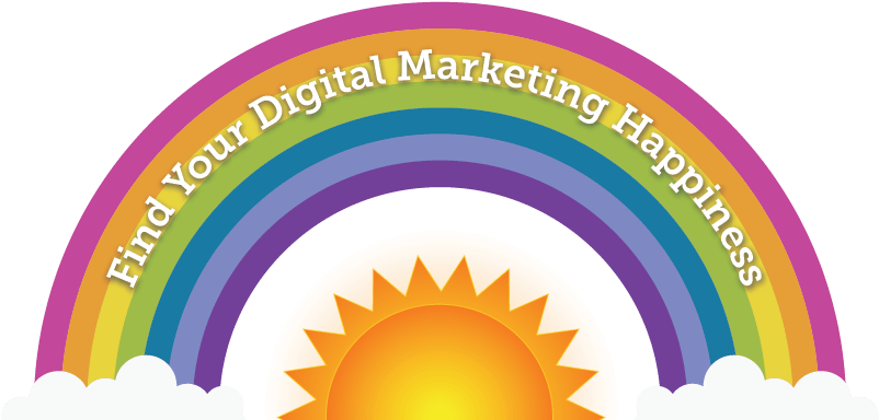 Find Your Digital Marketing Happiness - Circle (801x397)