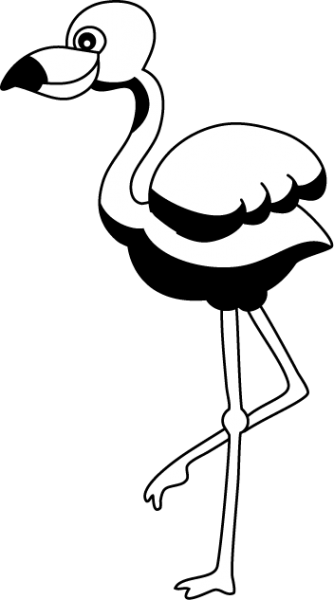 Flamingo Clipart - Flamingo Clipart (334x600)