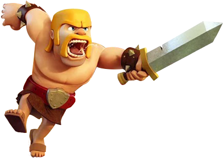 Barbarian Clash Of Clans - Clash Of Clans Barbar Png (500x500)