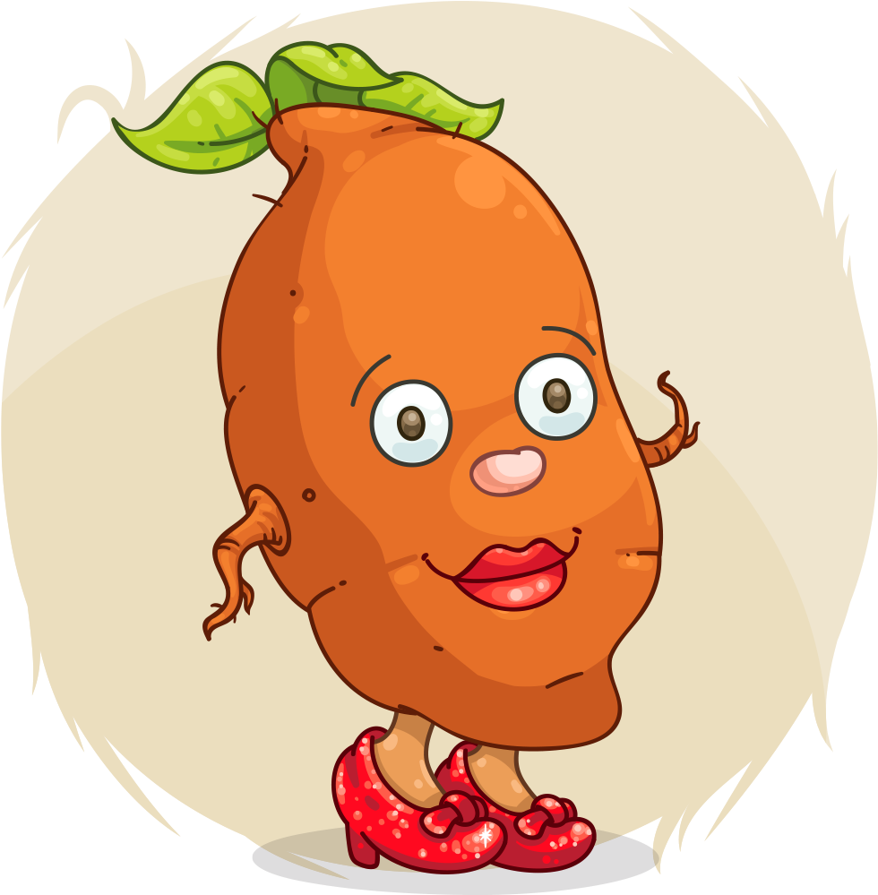 Georeyna's Baked Potato - Cartoon (1024x1024)