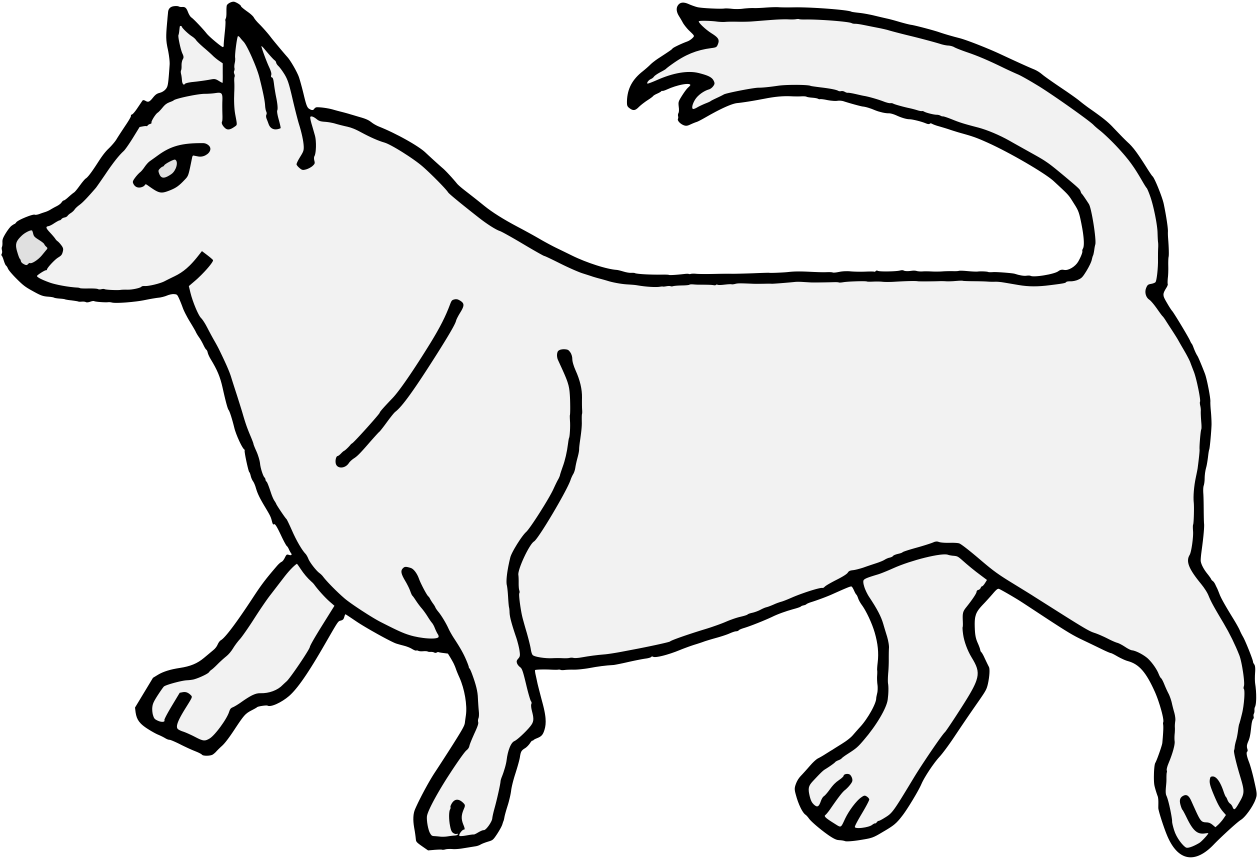 Dog Passant Guardant § - Dog Licks (1274x881)