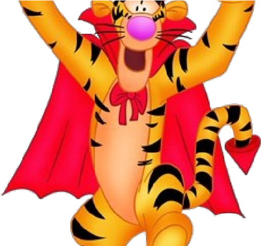 Winnie The Pooh Clipart Halloween - Halloween Tiger Clip Art (640x480)