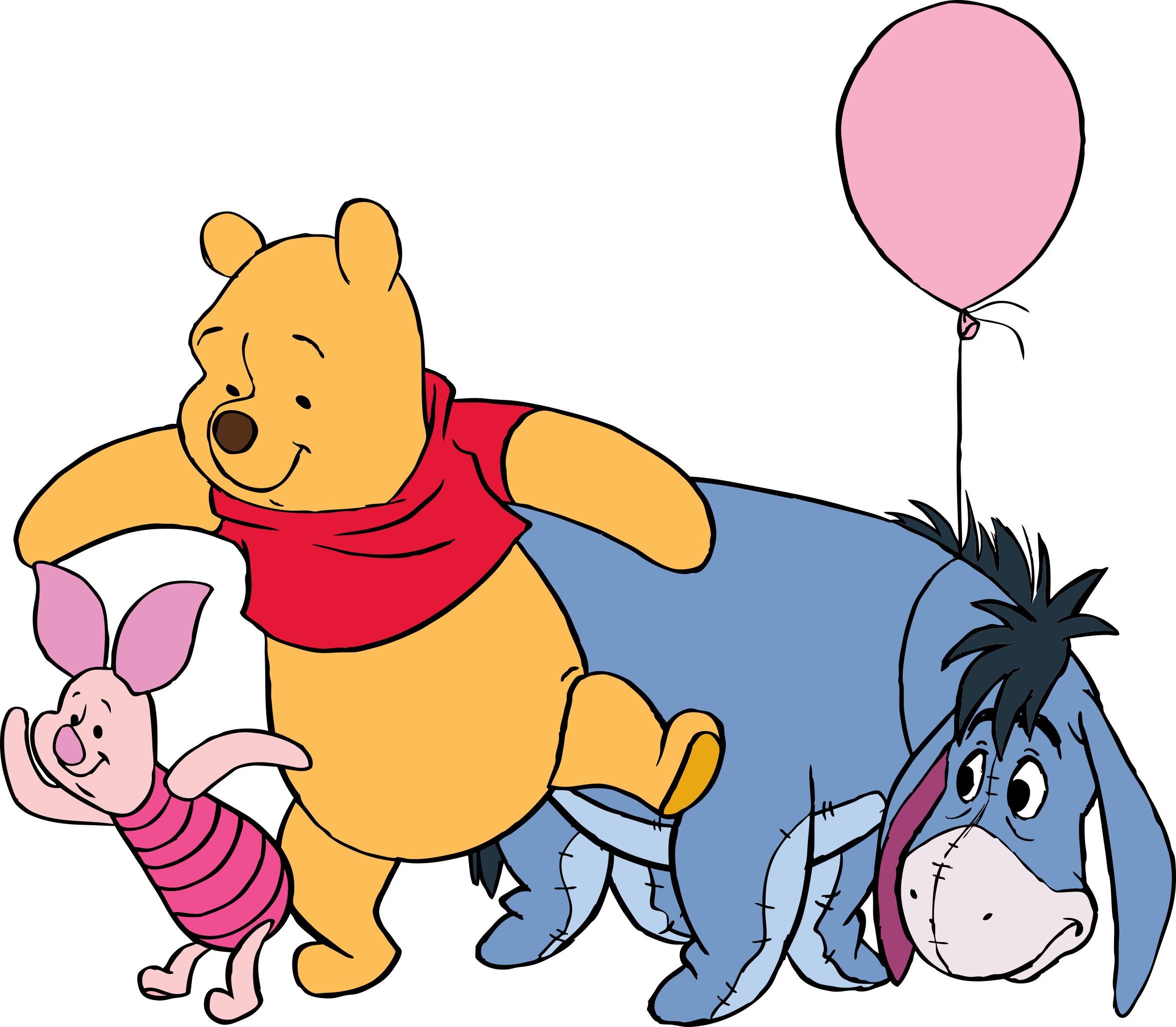 Clipart Rabbit Winnie The Pooh - Winnie The Pooh Eeyore (2354x2055)