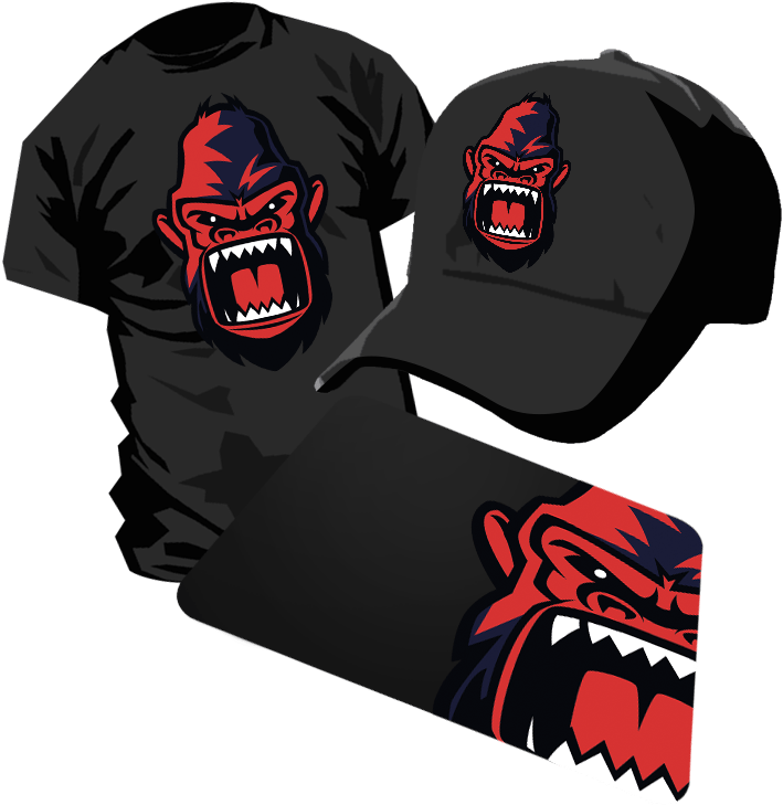 Webspelltemplates De Webspell Templatesvector Monkey - Dragon Gaming Mascot Logo (800x800)