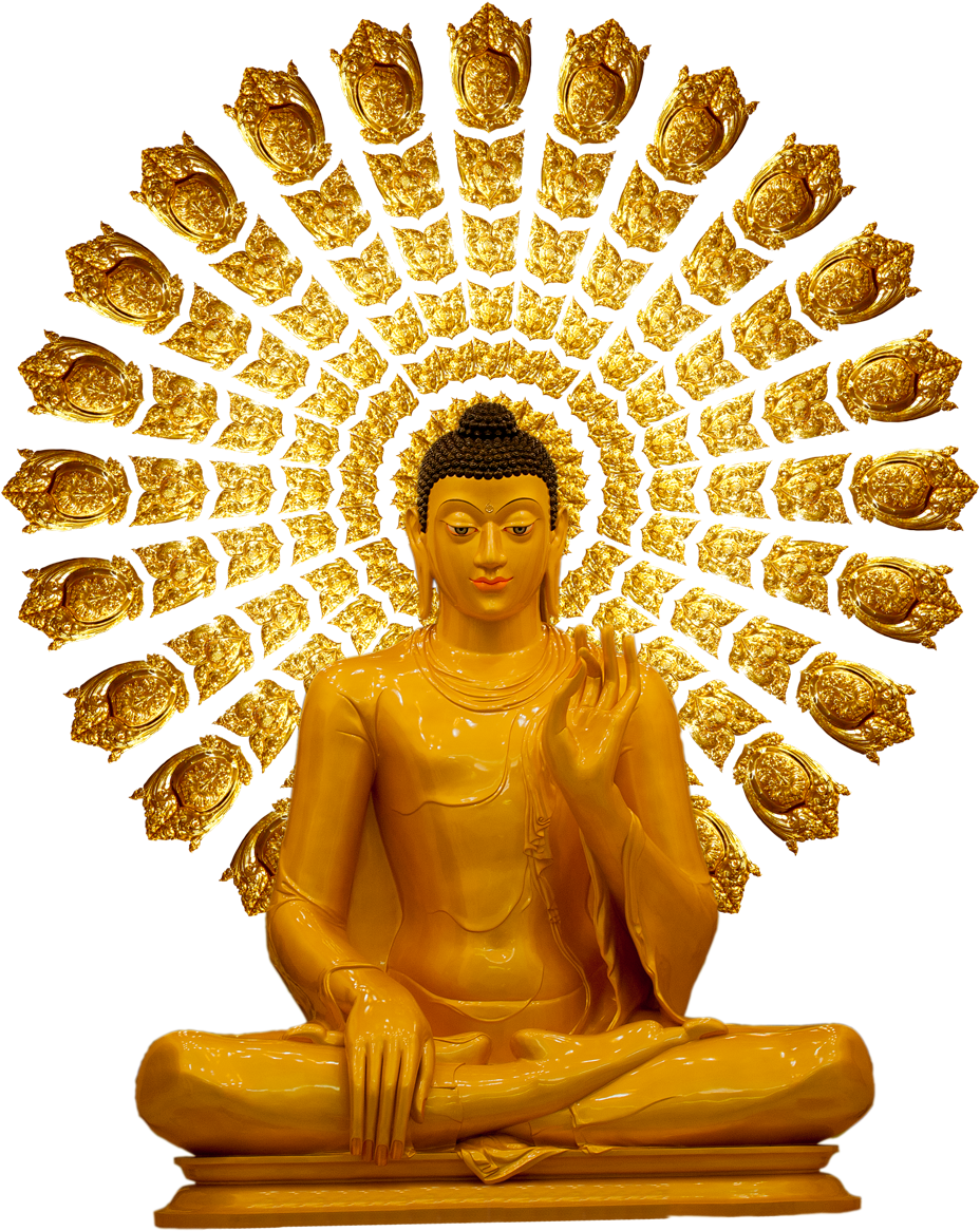 Image Associée Buddhist Art, Nirvana, Buddha, Or, Namaste, - Buddha Statue In Mahamevnawa Asapuwa (1000x1238)
