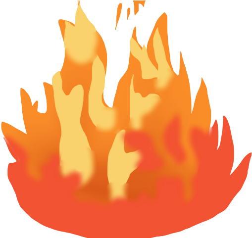 Fire Flames Clipart Race Car - Clipart Fire Animation (640x480)
