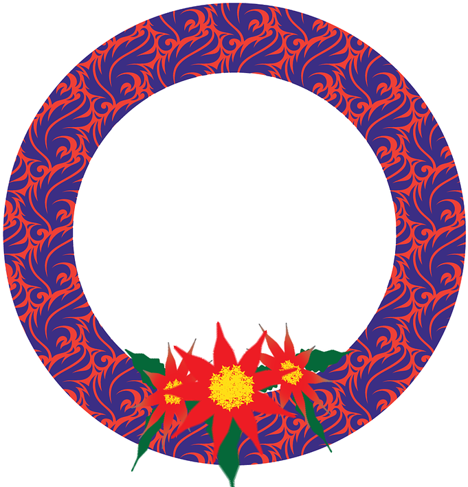 Christmas Wreath Holiday Wreath - Circle (1280x720)