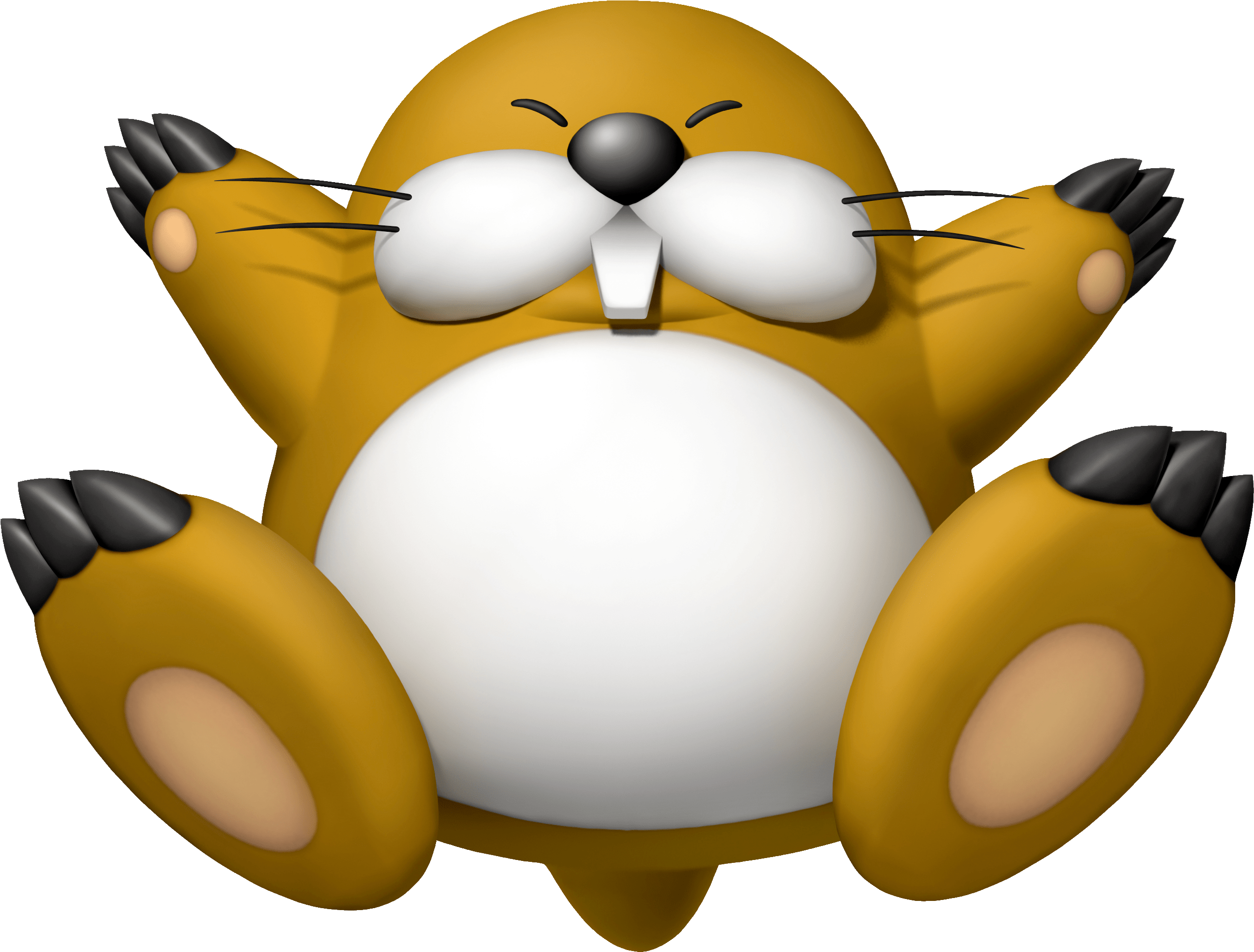 Mole Clipart Mole Rat - Moles From Mario (2649x2025)