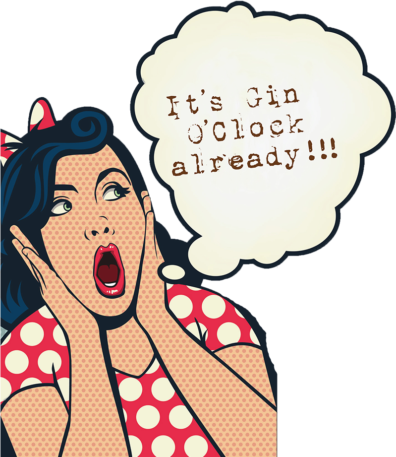 Are You Ready For More Gin Than You Can Shake A Cucumber - Cartoon Gin And Tonic (800x940)