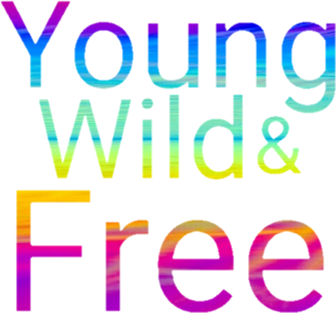 Young Wild Free Clipart - Young Word Transparent (500x499)