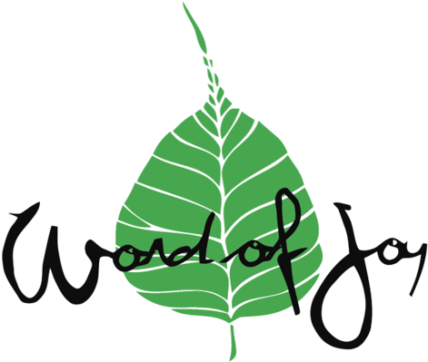 Word Of Joy Logo - Daun Bodhi Vector (600x446)