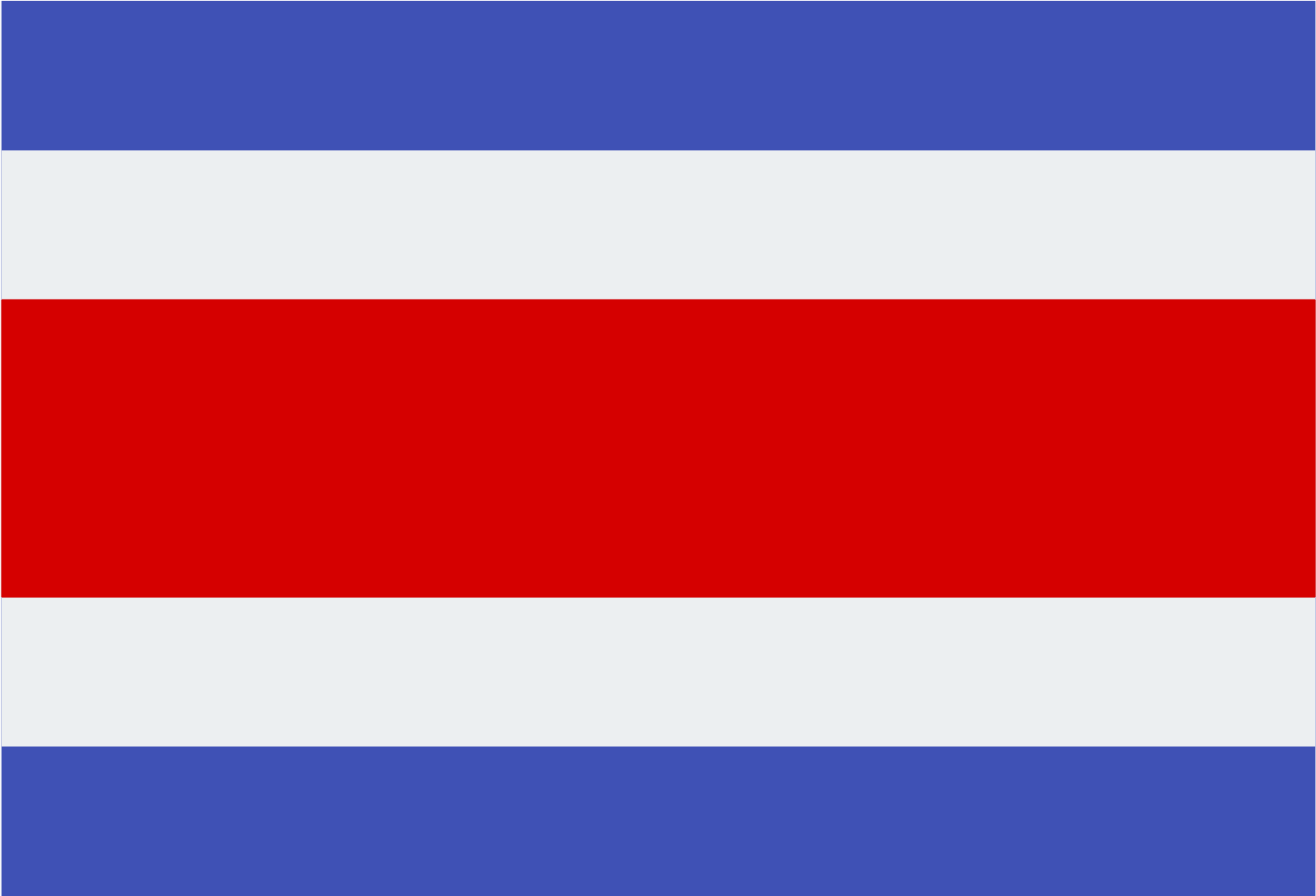 Costa Rica Flag Png Transparent Image - Costa Rica Flag 2018 (1600x1600)